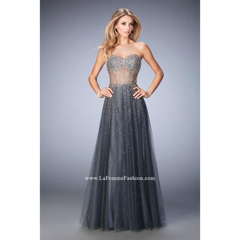 My Stuff, Gunmetal La Femme 22369 La Femme Prom - Rich Your Wedding Day