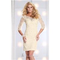 Beaded Lace Dress by Social Occasions by Mon Cheri 113856 - Bonny Evening Dresses Online