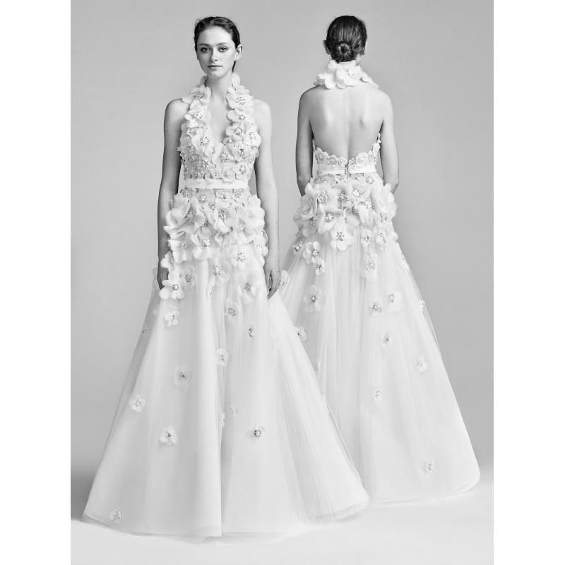 My Stuff, Viktor&Rolf Spring/Summer 2018 Blooming Corsage Gown Ivory Floor-Length Open Back Aline Ha