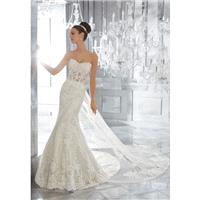 Morilee by Madeline Gardner Fall/Winter Marni 5572 Elegant Detachable Ivory Sweetheart Sheath Tulle