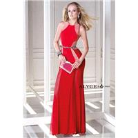 Red/Nude B'Dazzle by Alyce Paris 35687 B'Dazzle by Alyce - Rich Your Wedding Day