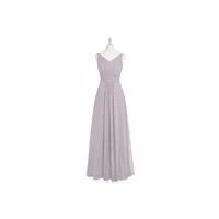 Dusk Azazie Pierrette - V Neck Floor Length Chiffon V Back Dress - Charming Bridesmaids Store