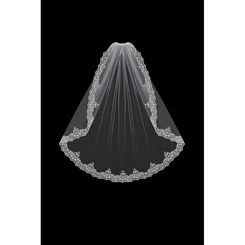 My Stuff, En Vogue Bridal V1590SF Single Tier Bridal Veil - Rich Your Wedding Day