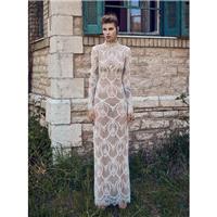 Christos Costarellos Spring/Summer 2018 BR18 80 Column High Neck Long Sleeves Floor-Length Elegant C