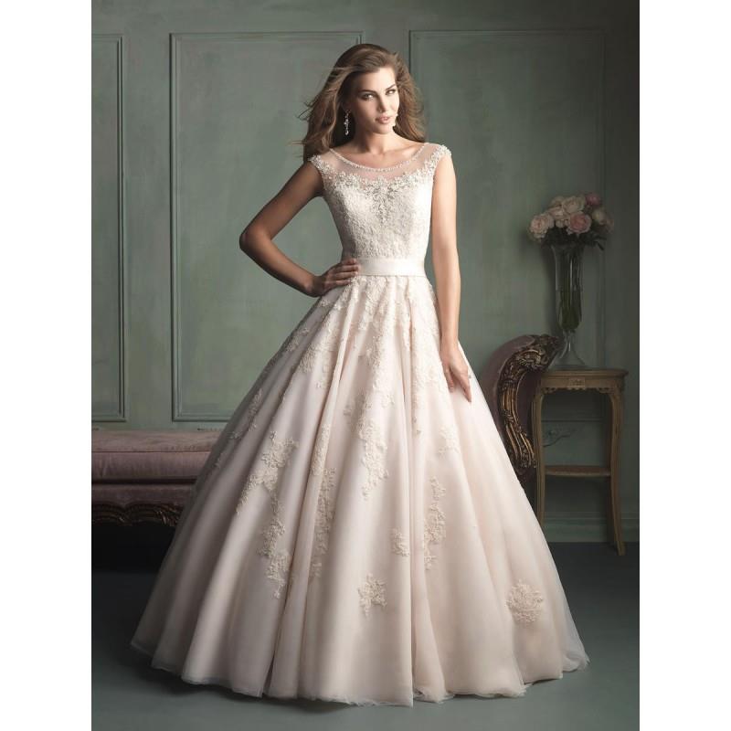 My Stuff, Champagne/Silver Allure Bridals 9114 Allure Bridal - Rich Your Wedding Day