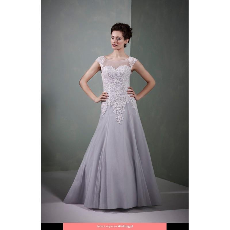 My Stuff, Romantica - Portia 2016 Floor Length Boat A-line Short sleeve Long - Formal Bridesmaid Dre