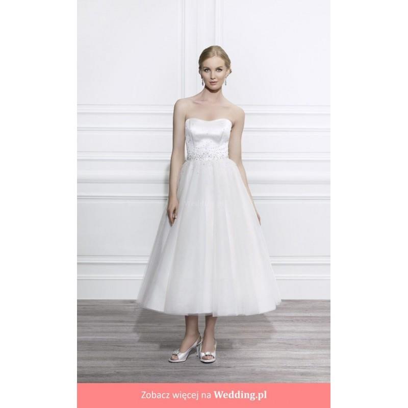 wedding, Moonlight - T650 Moonlight Tango Fall 2014 Below knee Sweetheart Classic Sleeveless No - Fo