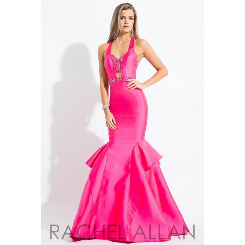 wedding, Rachel Allan Princess 2092 Dress - Prom Long Rachel Allan Halter, Sweetheart Trumpet Skirt