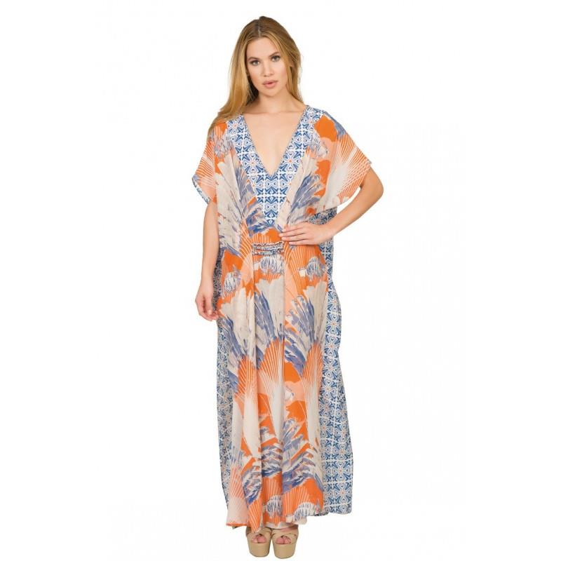 My Stuff, Caffe Swimwear - Long Kaftan VP1739 - Designer Party Dress & Formal Gown