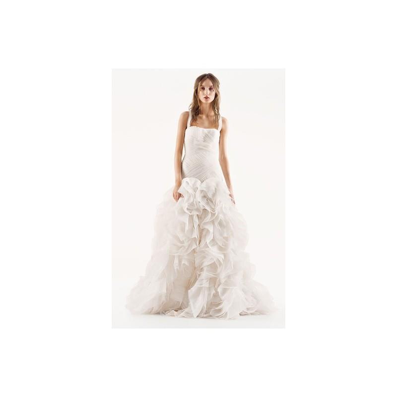 My Stuff, White by Vera Wang Spring 2015 VW351172 - Ivory Fit and Flare White by Vera Wang Spring 20