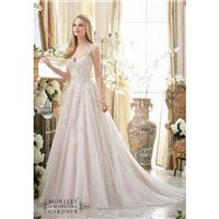 Mori Lee 2881 Wedding Dress - Mori Lee Wedding A Line Sleeveless, Sweetheart Long Dress - 2018 New W