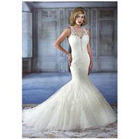 Karelina Sposa Exclusive C7972 - Mermaid Floor Chapel Organza Embroidery - Formal Bridesmaid Dresses