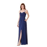 Bari Jay 1682 High Halter Back Iridescent Chiffon Bridesmaid Dress - Brand Prom Dresses|Beaded Eveni