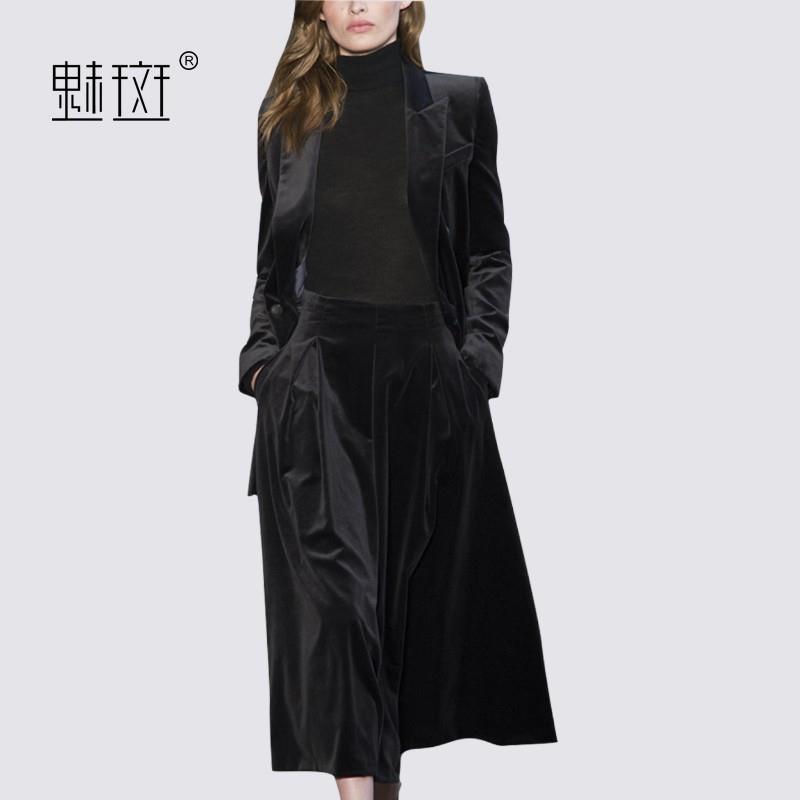 My Stuff, Office Wear Oversized Attractive Fall Outfit Twinset Skirt Suit Coat - Bonny YZOZO Boutiqu