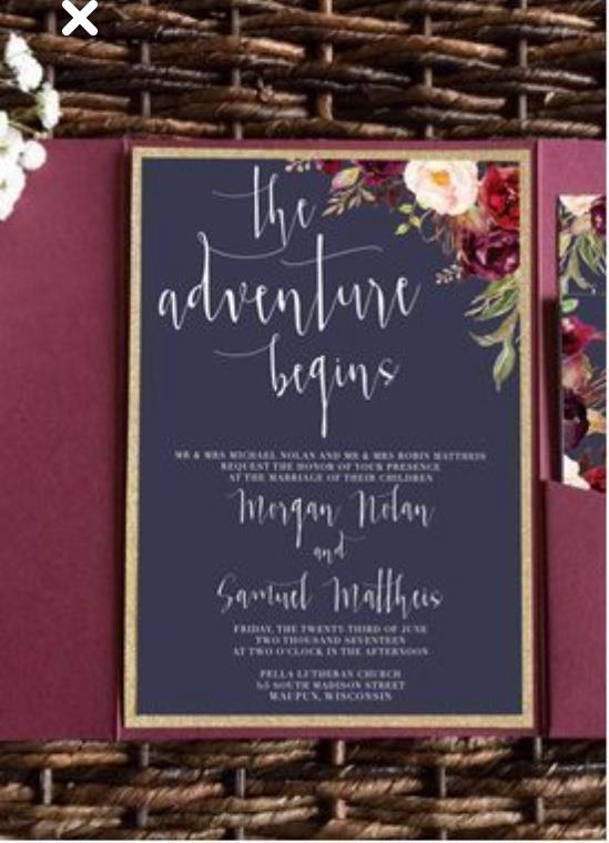 Wedding invitations