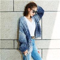 Oversized Bishop Sleeves Casual Cardigan Sweater Coat - Bonny YZOZO Boutique Store