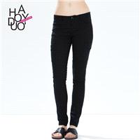 Must-have Vogue Low Rise Pocket Casual Trouser - Bonny YZOZO Boutique Store