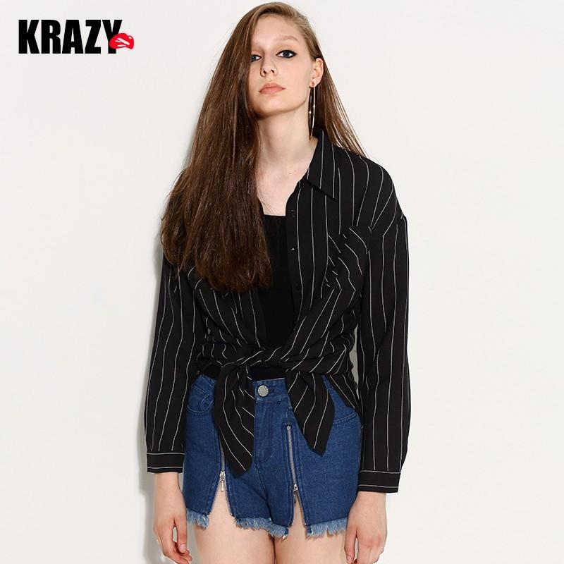 My Stuff, Elegant Fresh Draping Horizontal Stripped Casual 9/10 Sleeves Stripped Cardigan Blouse - B