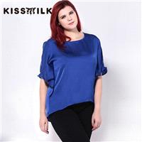 Plus Size Off-the-Shoulder One Color Summer Chiffon Top - Bonny YZOZO Boutique Store