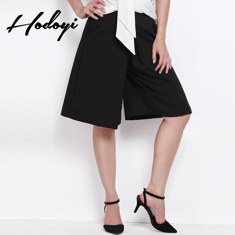 My Stuff, 2017 new stylish shorts in winter woman fall/winter wear high waist trousers wide leg pant