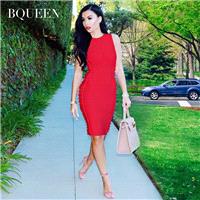 Summer 2017 new sleeveless dresses with sexy pierced l slim bandage dresses H2332 - Bonny YZOZO Bout