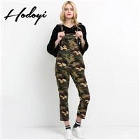 Vogue Army Metal Buckle Summer Jumpsuit - Bonny YZOZO Boutique Store