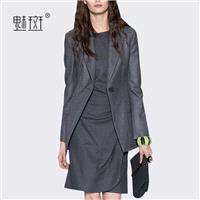 Vogue Slimming Fall Trendy Outfit Twinset Dress Suit Coat - Bonny YZOZO Boutique Store