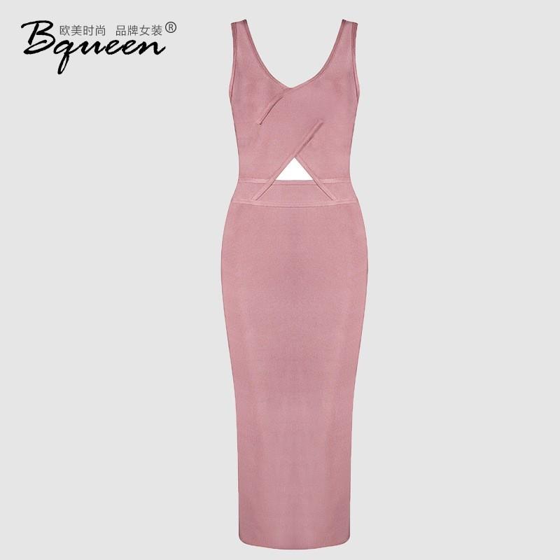 My Stuff, Fall 2017 new high-end women's solid color skirt high waist slim a bandage dress - Bonny Y