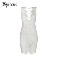 Vogue Sexy Open Back Fringe Hollow Out Summer Lace Dress - Bonny YZOZO Boutique Store