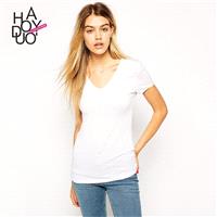 Must-have Vogue Slimming Summer Flexible Short Sleeves T-shirt - Bonny YZOZO Boutique Store