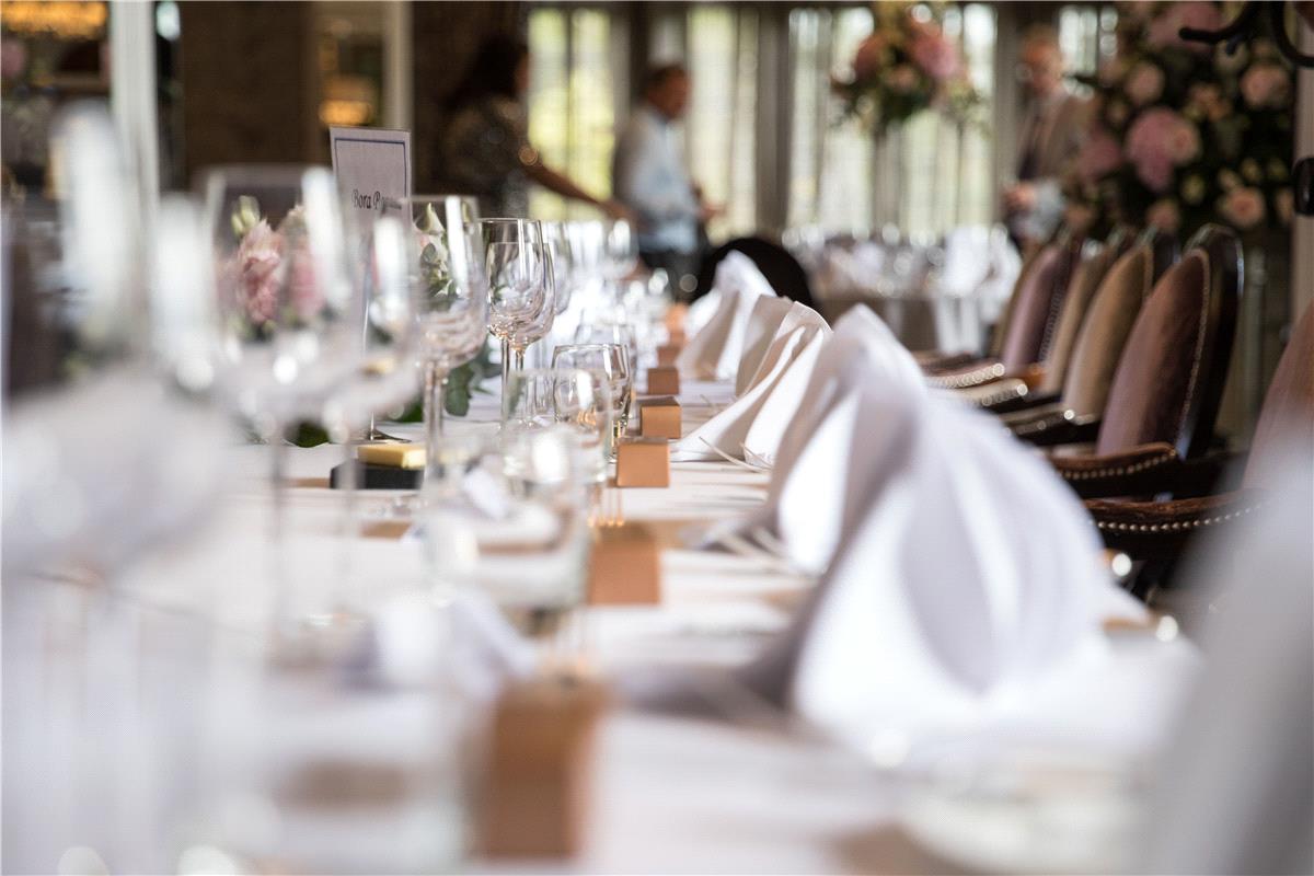 Wedding Breakfast at Bovey Castle