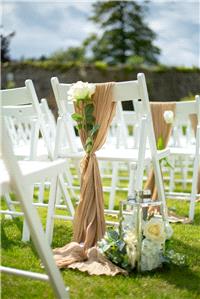 Wedding Venues. Outdoor Ceremony Space at County Arms.